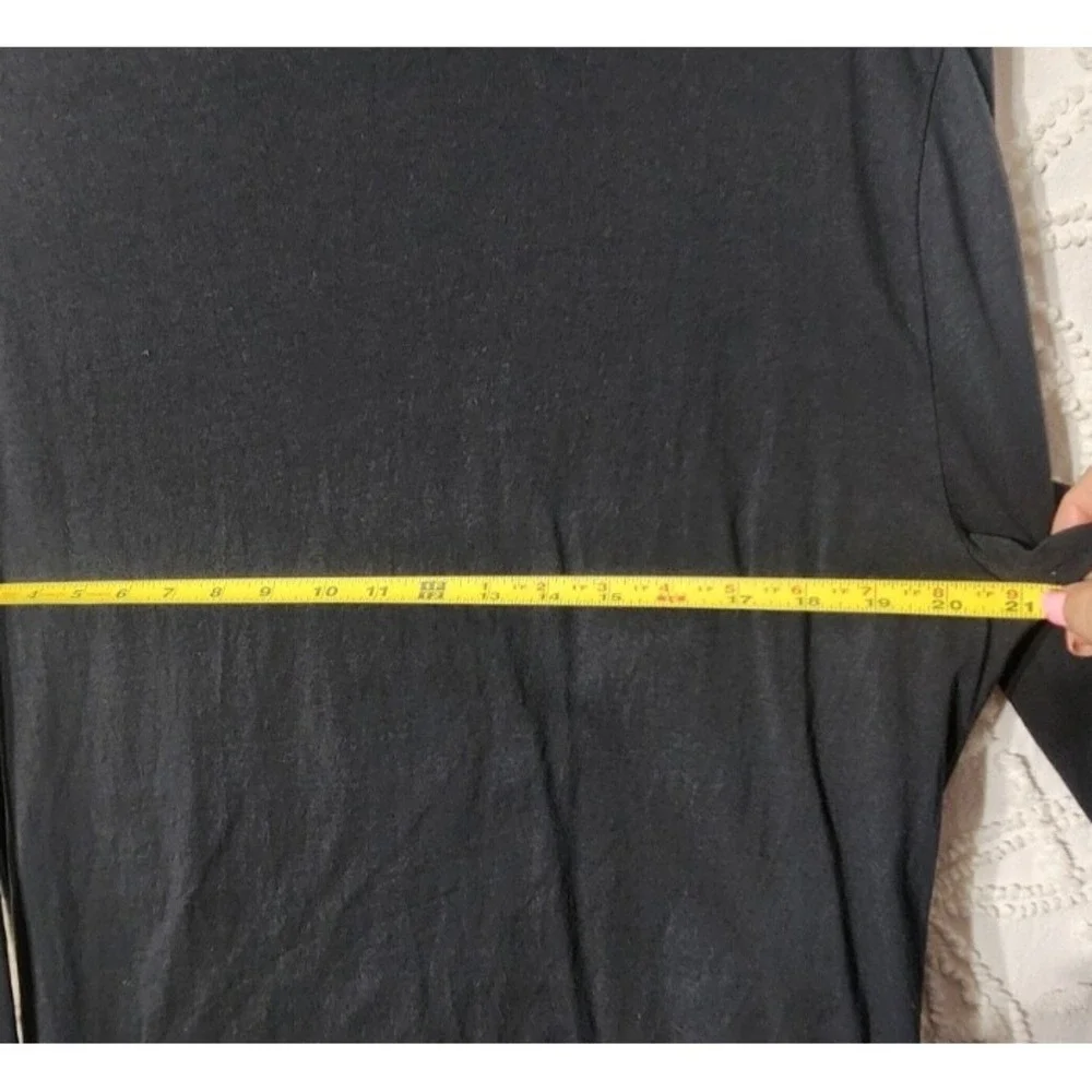Allsaints Shirts Mens S Black Vertice Long Sleeve‎ Crew Grunge Designer Relaxed